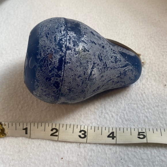 Vance Kitira Ivory Timber Pear Shaped Candle Handcrafted New W/Tag Holiday - Picture 7 of 7